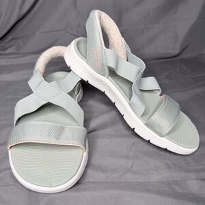 Skechers Slip-ins GO WALK Flex Crossband Sandals-Liliana Sage Size 9 NWOT
